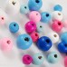 MoGist 200 Mixed Colourful Wooden Beads 6-14mm Jewellery Arts Crafts Bracelets Necklaces Key Chains and Kid Jewellery 12MM 12MM B07MMT46VH